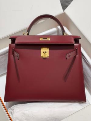 wholesale quality hermes kelly 28 sellier rouge h swift ghw